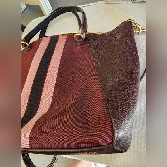 Coach Horse and Carriage Jacquard Prairie Satchel - Picture 11 of 13